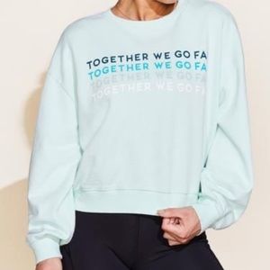 Peloton Together We Go Far Crewneck